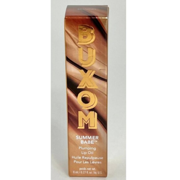 NIB BUXOM SUMMER BABE~BEAMING-BEACHY SCENTED LIP OIL LIMITED EDITION 8ml - Picture 4 of 12